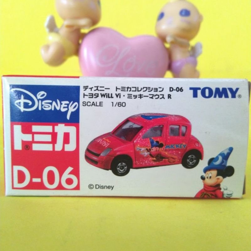 Tomica Disney D 06 Toyota Will VI Mickey Fantasia