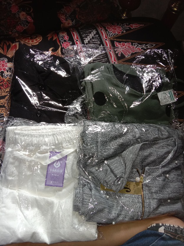 Tunik Kemeja Jumbo Wanita Ld 116