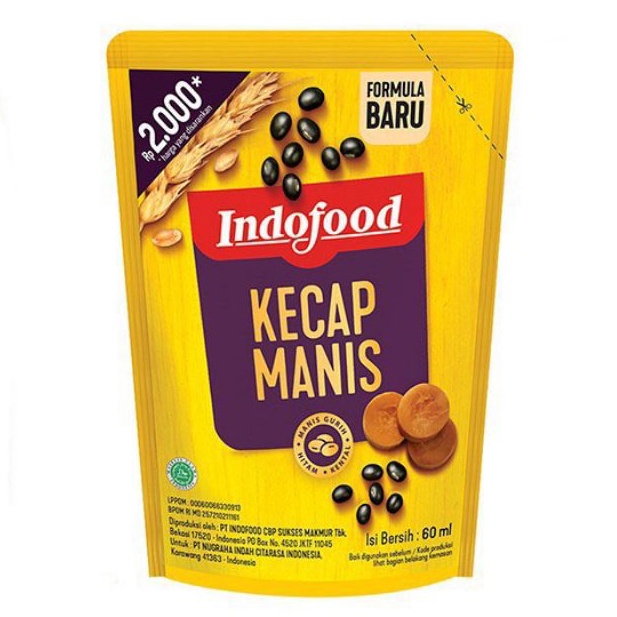 Kecap Manis Indofood 60ml Kemasn Refill