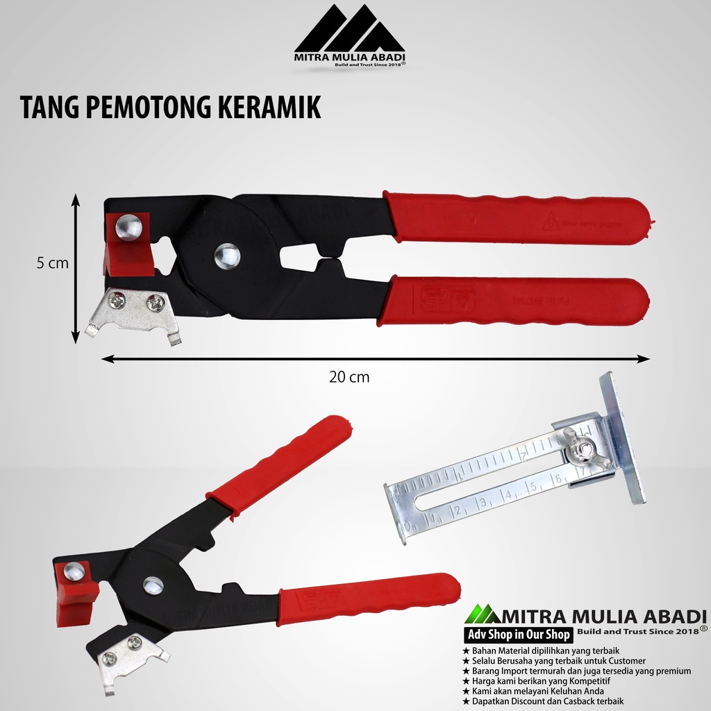 Tang Potong Keramik Tile Cutter | Potong Tehel Berkualitas