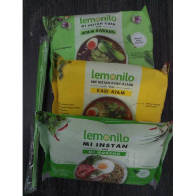 Mie lemonilo mix rasa 3 + sumpit lemonilo