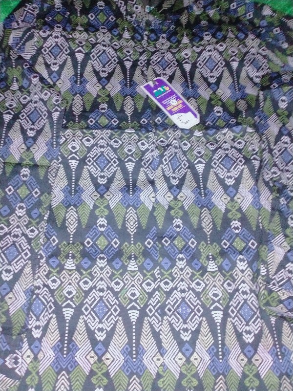 Dgm Fashion  Kemeja Batik Pria Lengan Panjang Songket /kemeja Tribal 5894