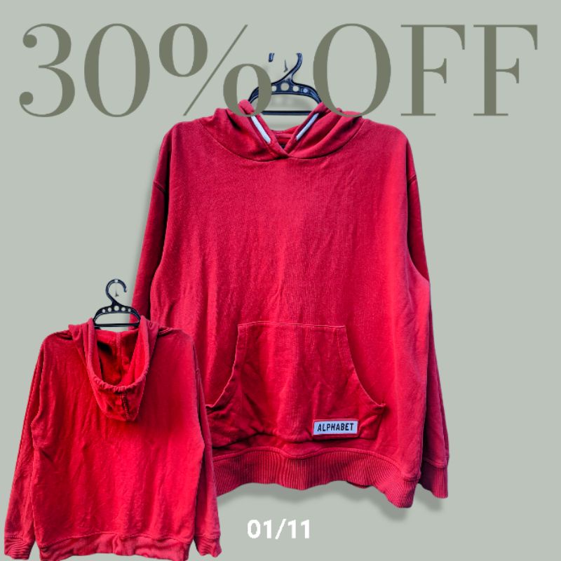 Hoodie Preloved Hoodie Second Original Alphabet