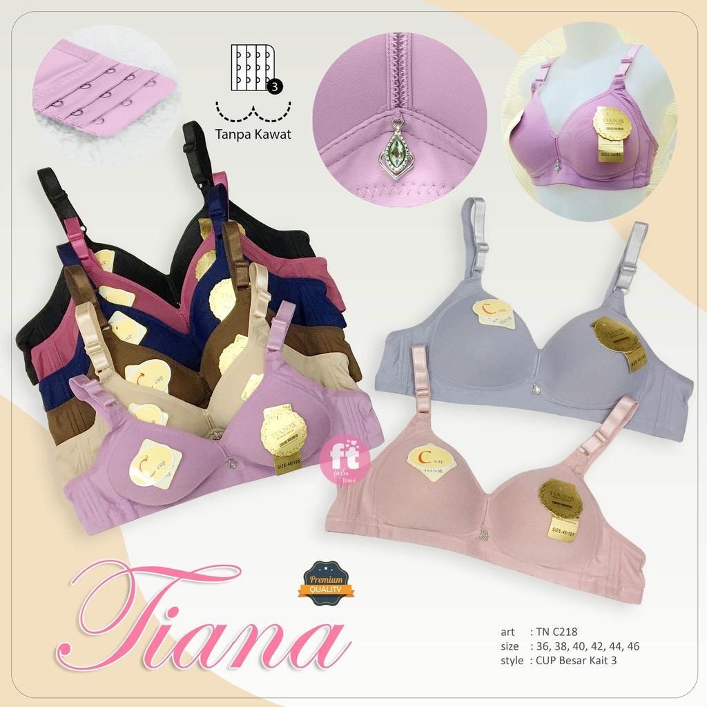 TIANA | Bra Polos NYAMAN / TANPA KAWAT / CUP BESAR/ 484