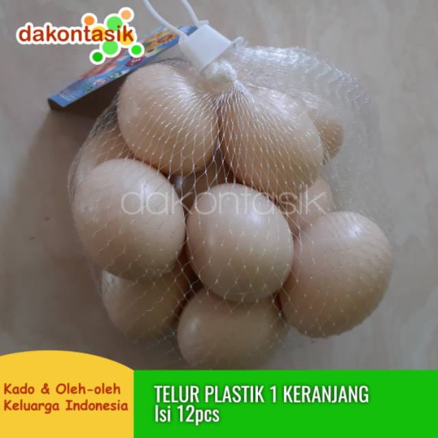 Mainan Anak Telur Ayam Plastik