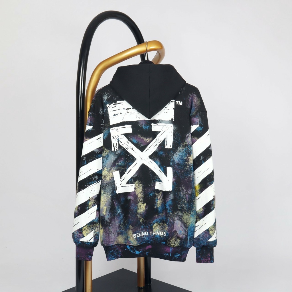 Hoodie Off-White Galaxy l Jaket Sweater Off-White Galaxy Premium Quality