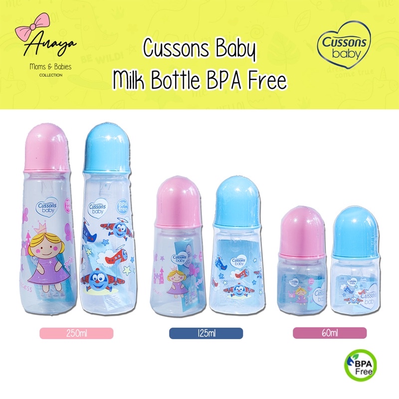 Cussons Baby Milk Bottle Bpa Free / Botol Susu / Botol Bayi Cussons