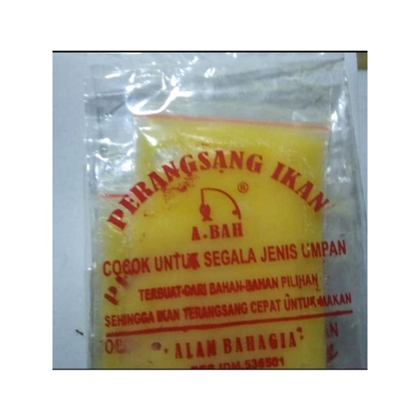 perangsang ikan wisman abah sachet umpan mancing ikan mas lele mujair nila dll