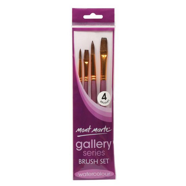 

BEST SELLER LA05 Mont Marte Gallery Series Brush Watercolour Set 4 NEW