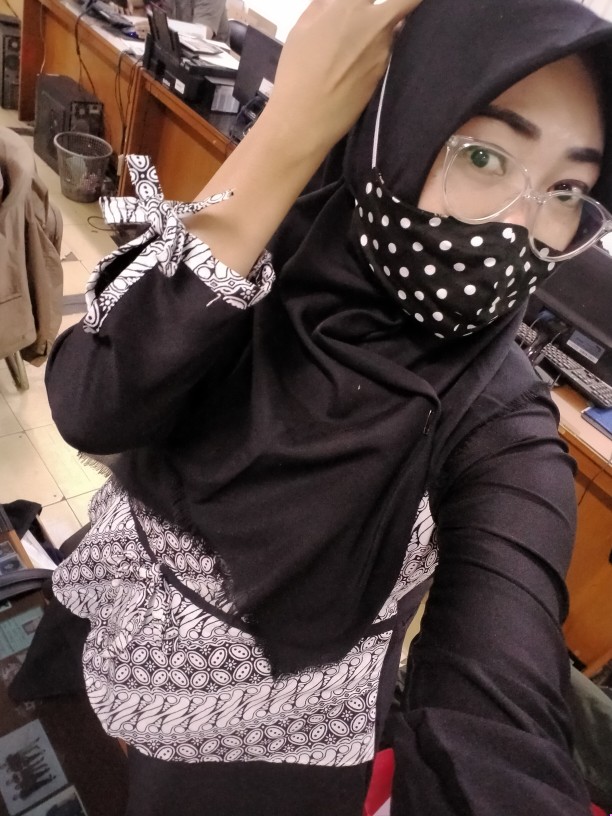 Tey-17 Batik Wanita Asj Sa Hrb026 Kenongo Kemeja Tosca Pendek