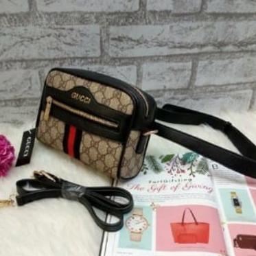 Harga Murah.. SALE  Tas Wanita tas pinggang WAISTBAG GUCCI ASHANTY SUPER QUALITY IMPORT BATAM