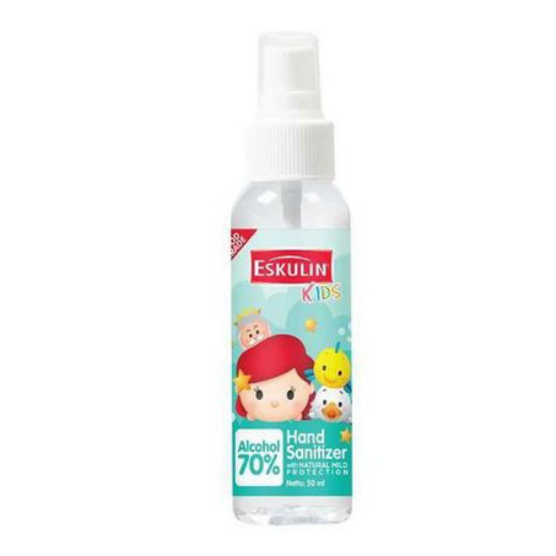 Eskulin kids hand sanitizer tsum2 spray 50ml
