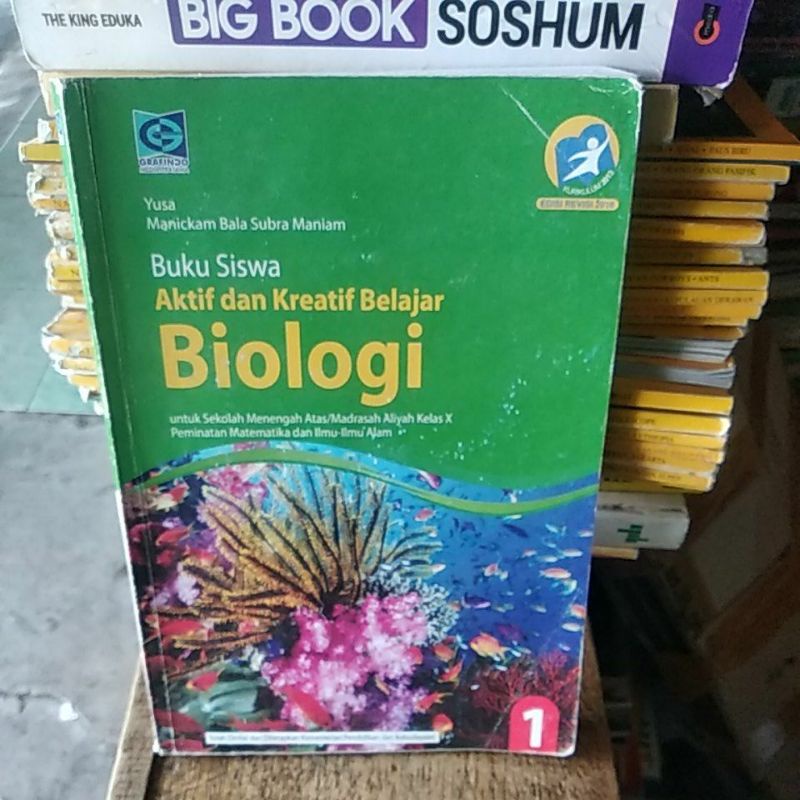 Jual Buku Biologi Sma Ma Kelas 1-10 Penerbit Grafindo 