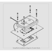 BARROW LTYK3A-04 V2 Addressable RGB CPU Water Block (AMD AM3 / AM4)