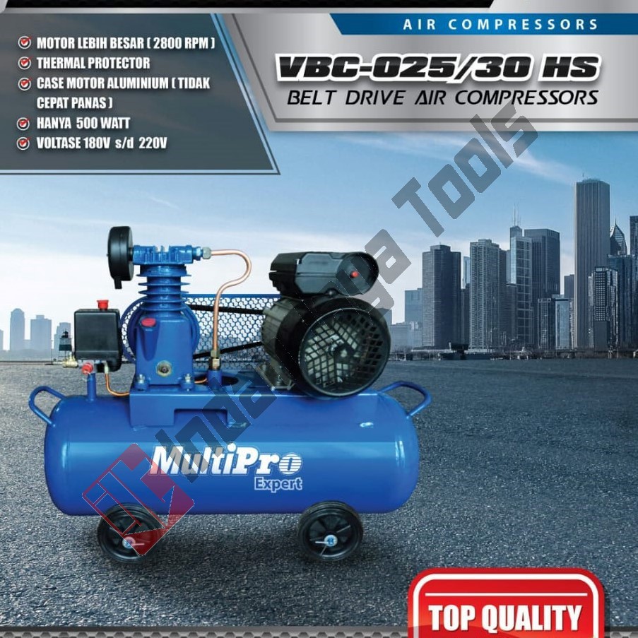 Kompresor 1/4 HP MULTIPRO VBC 025-030 HS - Pompa Angin Udara