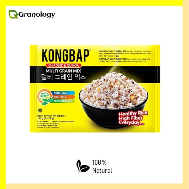 Kongbap Multi Grain Mix Chiaseed &amp; Quinoa 150 gram