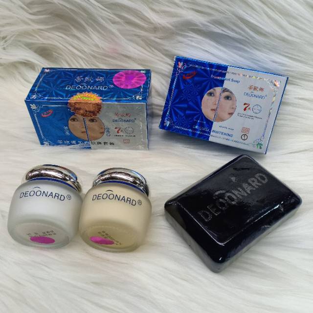 CREAM DEAONARD SET BIRU + SABUN / DEONAR