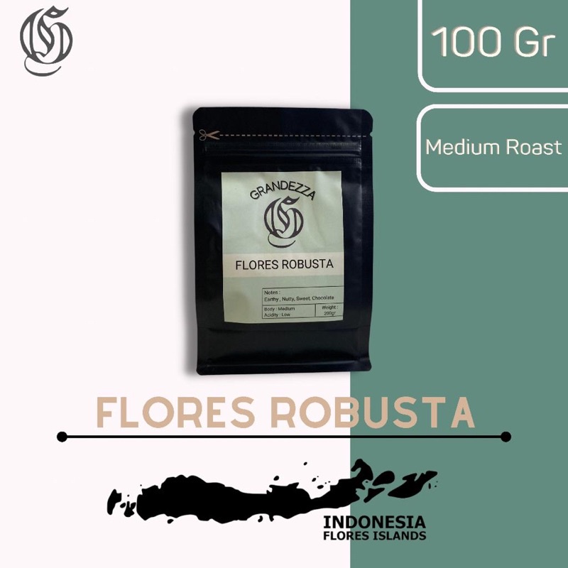 Kopi Bubuk Flores Robusta Bubuk termurah 100 gram