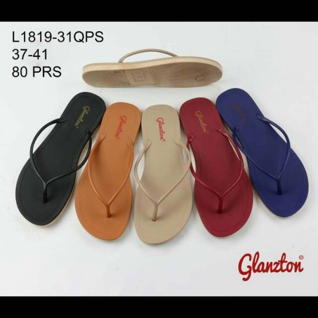 Sandal Jepit Jelly Wanita Tali Kecil Glanzton 1819