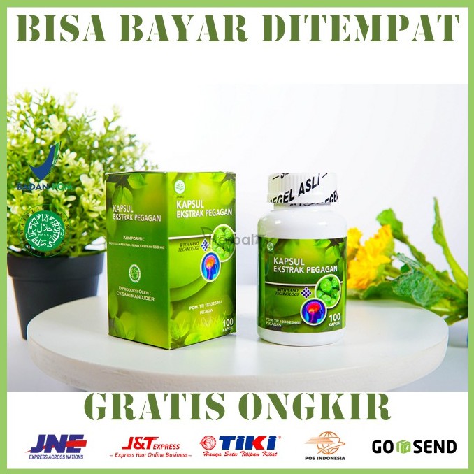 Bisa Cod Obat Sakit Kepala Kapsul Ekstrak Pegagan 100% Asli