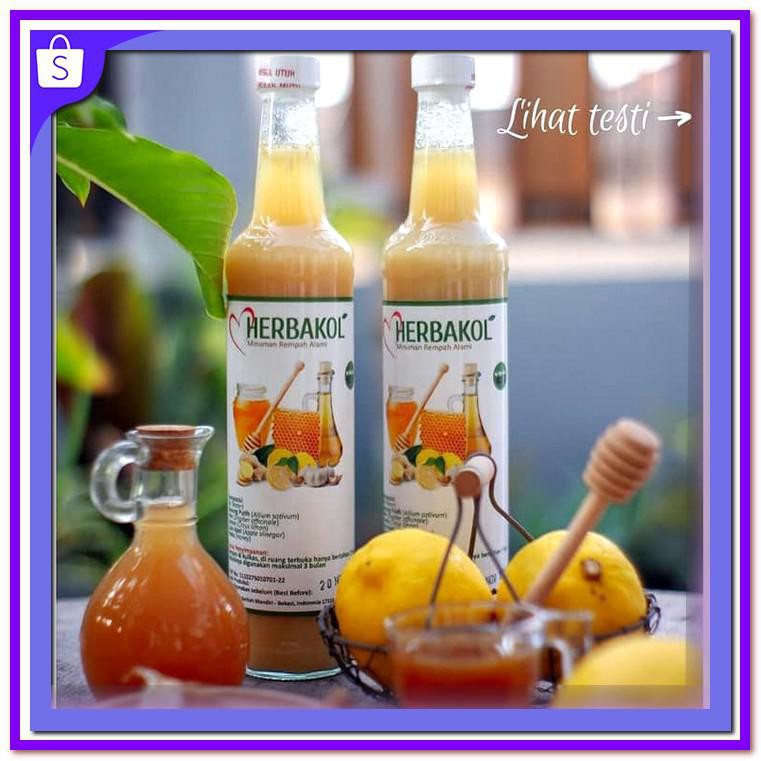 

JUS BAWANG PUTIH ORIGINAL Herbakol Jantung Koroner Kolestrol