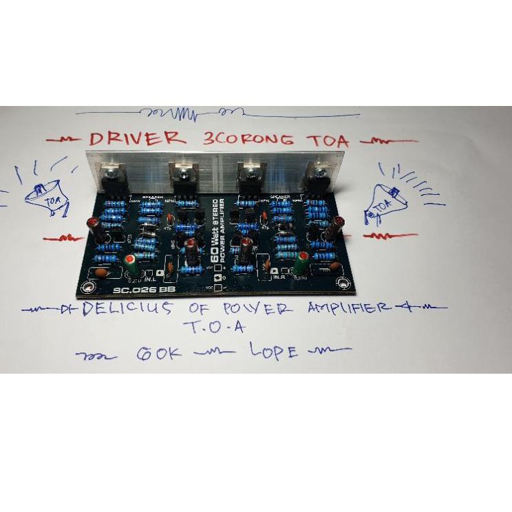 Penjualan Terpercaya Driver Power TOA 3 corong setereo