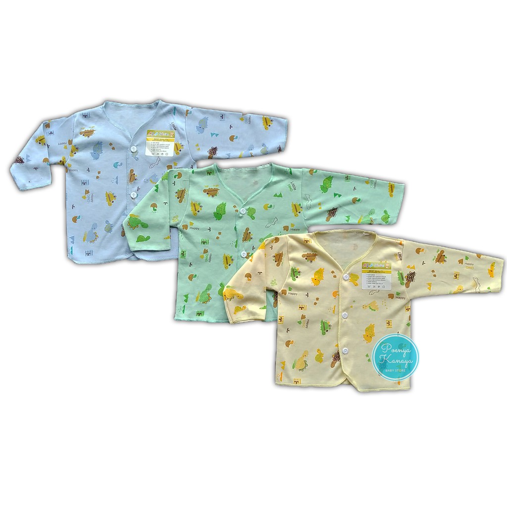 SNB09 Baju Bayi Panjang Warna Newborn NJA Elvira Size 0 3 SNB09 Baju Bayi Panjang Warna Newborn NJA Elvira Size 0 3