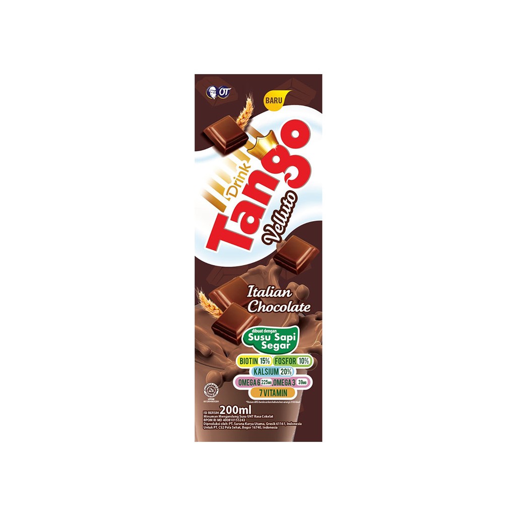 

Tango Velvetto Italian Chocolate UHT 200ml