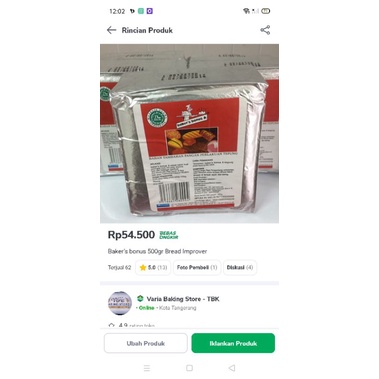 

Baker's bonus 500gr