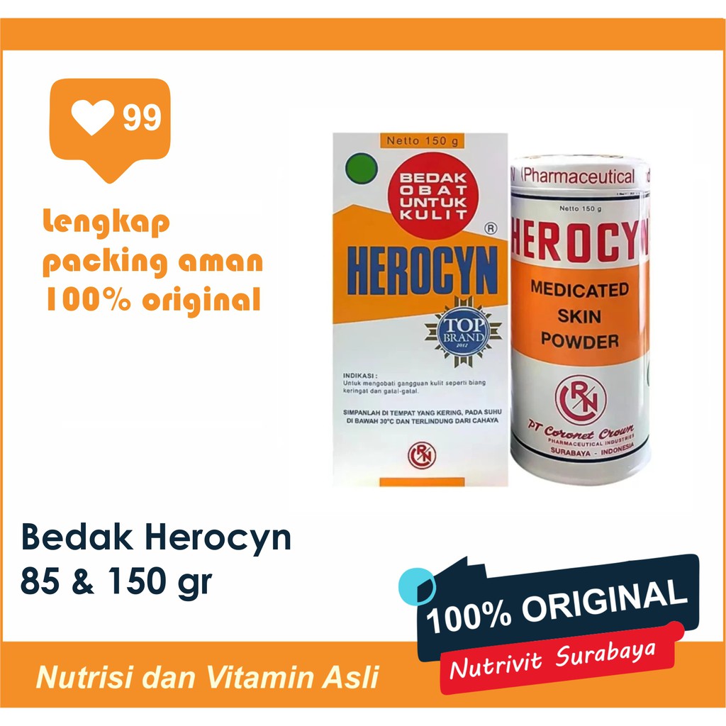 BEDAK HEROCYN 85GR/ 150GR