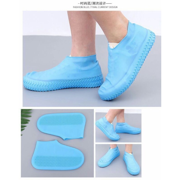 Cover sepatu anti air cover sepatu waterproof cover sepatu karet pelindung sepatu