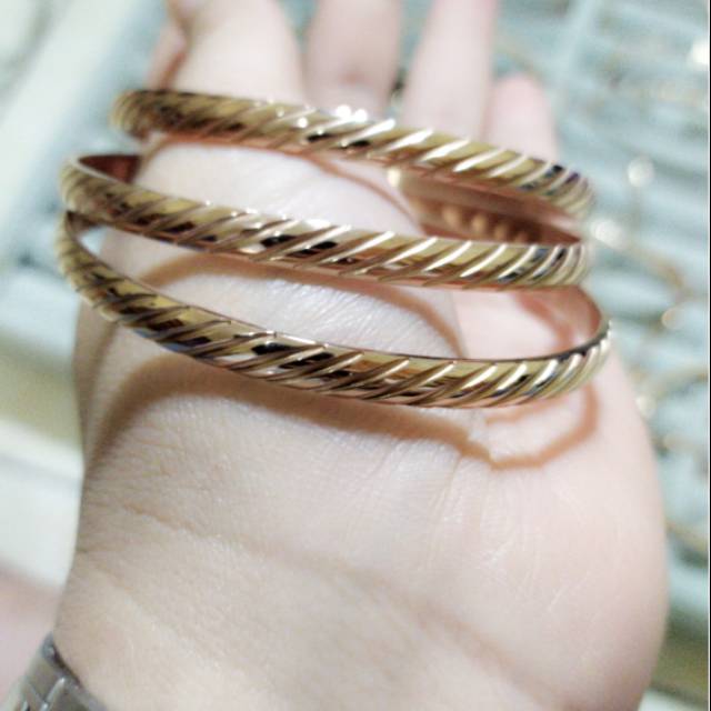 TITANIUM GELANG KERONCONG BESAR EMBOS CARTIER
