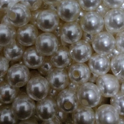 Mutiara 1 Lubang Tidak Tembus 8 MM - 10 MM - 12 MM - Montemanik Craft
