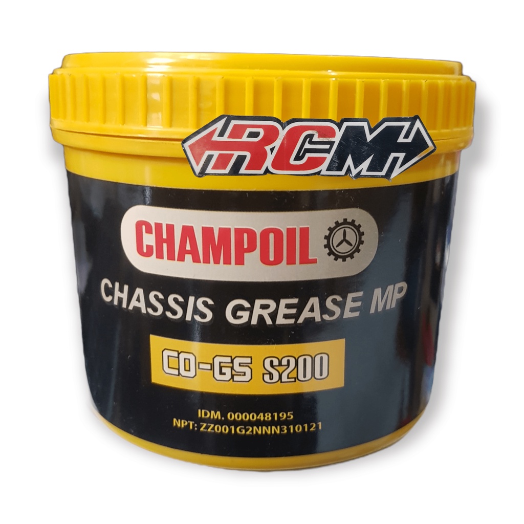 CHAMPOIL GEMUK GREASE GREESE PASLIN VASLIN STEMPET CHAMPOIL CO-GS S200 CG - GS S200 CHASSIS GREASE MP TAHAN AIR MEREKAT GREASE MULTI PURPOSE 450GR 450 GR 450GRAM 450 GRAM ORI ORIGINAL CHAMPOIL ASLI