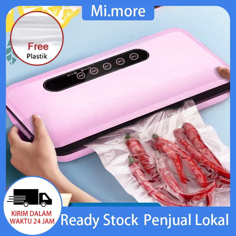 Vacum Sealer Vakum Makanan ​mesin Basah Dan Kering Portable Basah Dan Kering Untuk Makanan Basah Dan Kering FREE Vacum Bags,Suction Tube