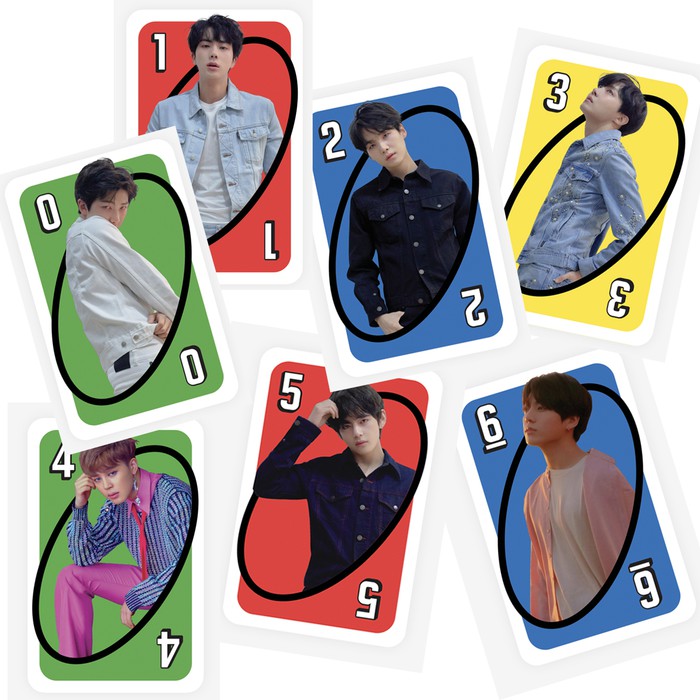 [UNO BTS] Kartu Uno versi BTS / Uno Card by Mattel Games