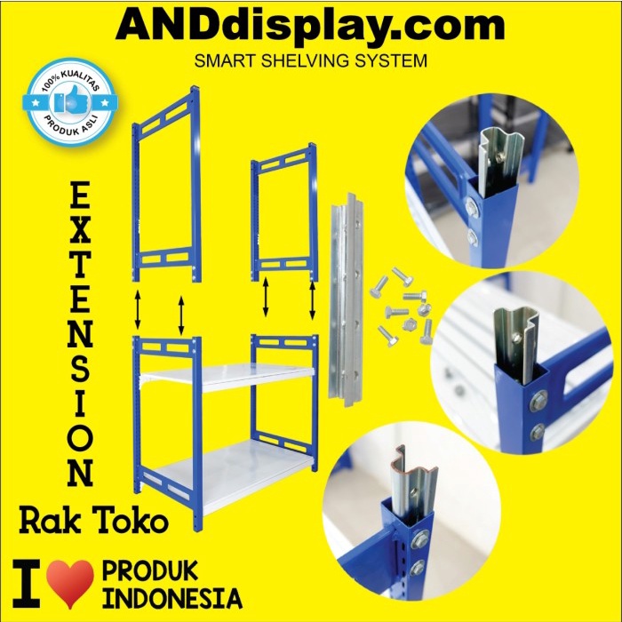 TASTEMPAT- EXTENTION RAK TOKO - SAMBUNGAN RAK TOKO -TEMPAT-TAS.
