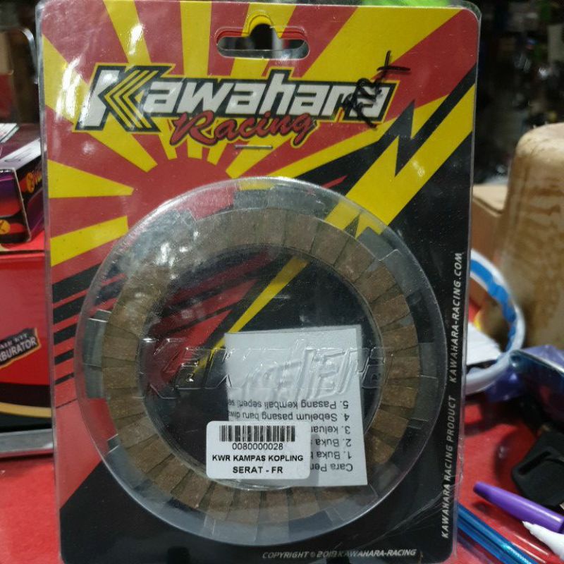 Kampas kopling fr 80 kawahara + plat kopling qtt