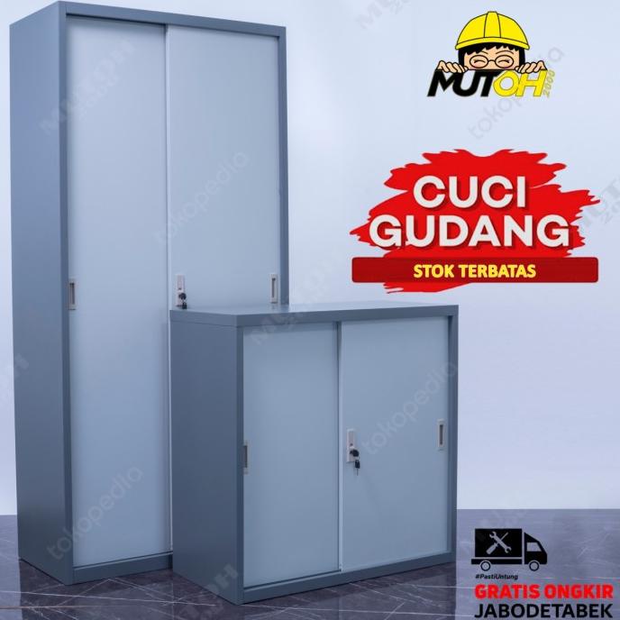 

Lemari Kantor Dokumen file Arsip Besi 2 Pintu Plat Sliding Geser