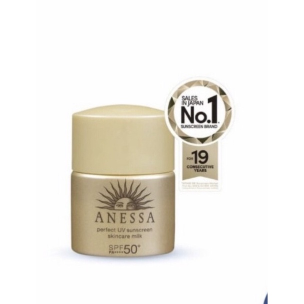 anessa sunscreen skincare milk mini size 12ml original