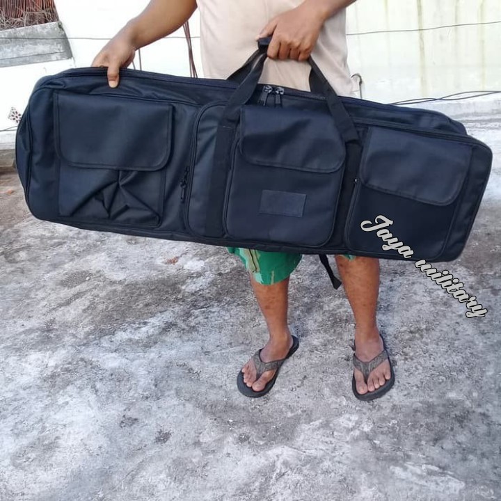 Tas Senjata Gun Bag 2 Kompartemen 1 smg V2 Aksesoris Airsoft Holster