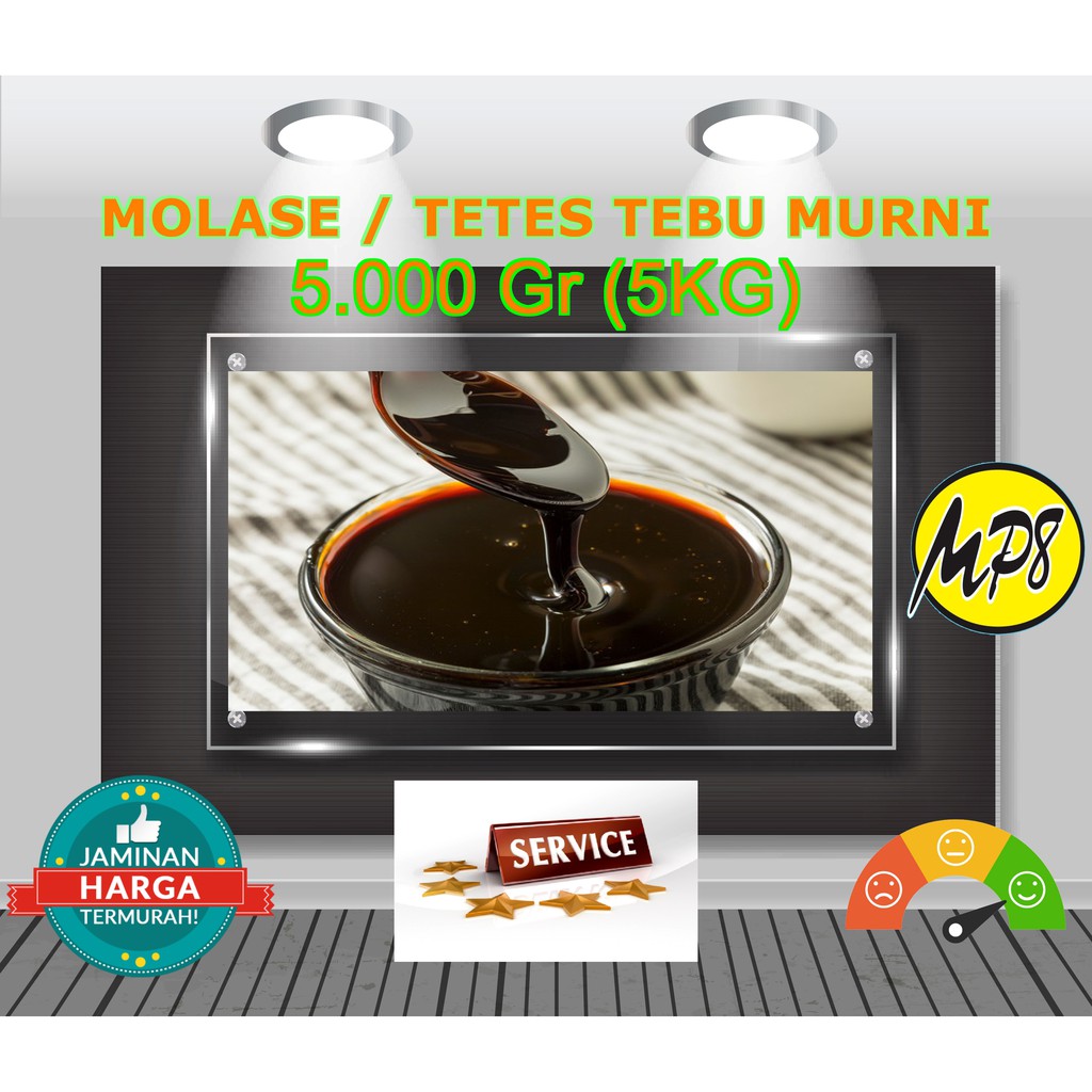 

Molase / Molases / Molasses / Tetes Tebu Murni 100% 5 KG