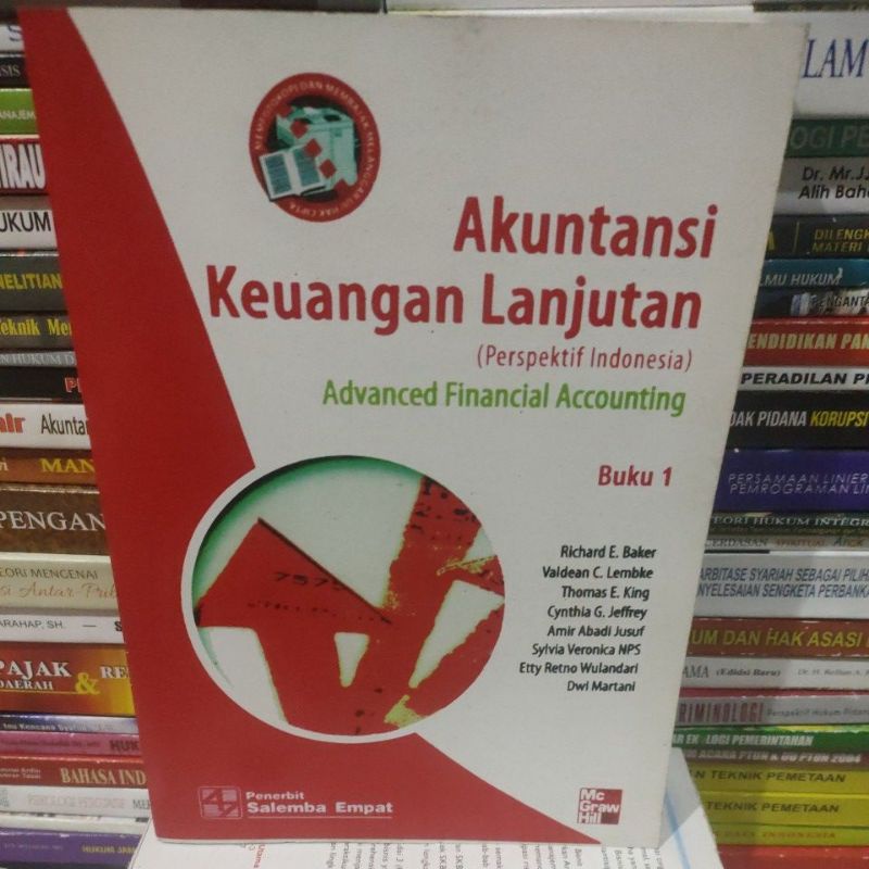 

akutansi lanjutan( perspektif indonesia) buku1 by Richard E Baker