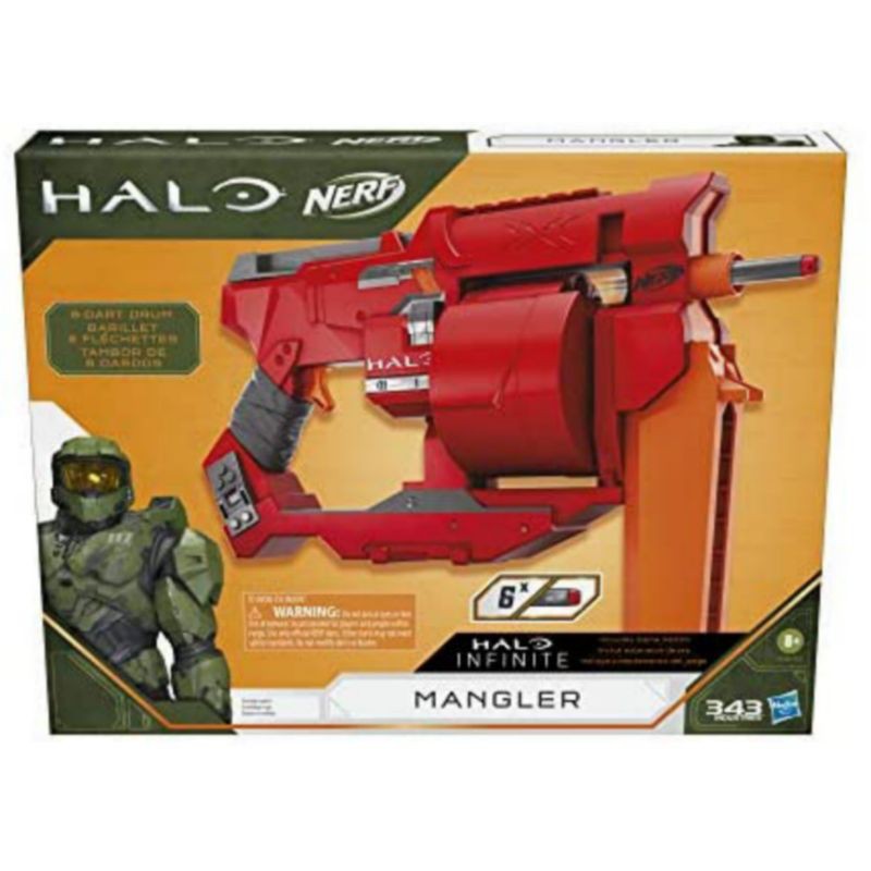 Pistol nerf halo infinite halo mangler blaster original hasbro