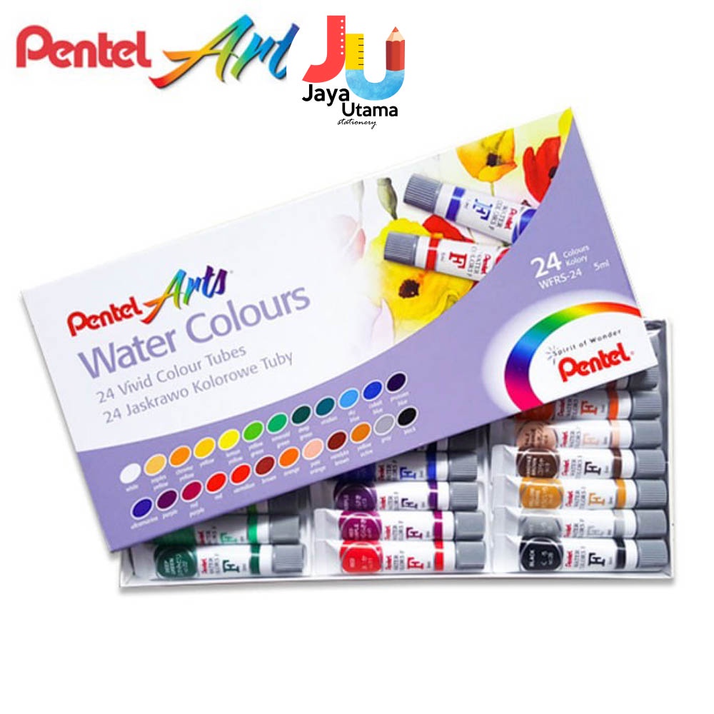 

Pentel Watercolor Cat Air Water Color Lukis 24 Warna