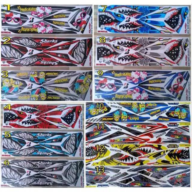 Decal striping vario led 2016 2018