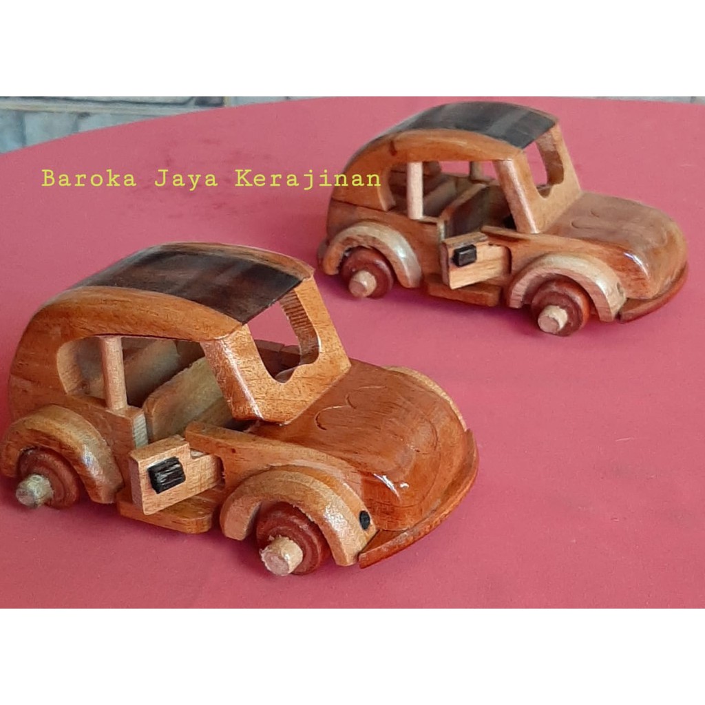 Termurah Pajangan  Miniatur Mobil Vw Kayu