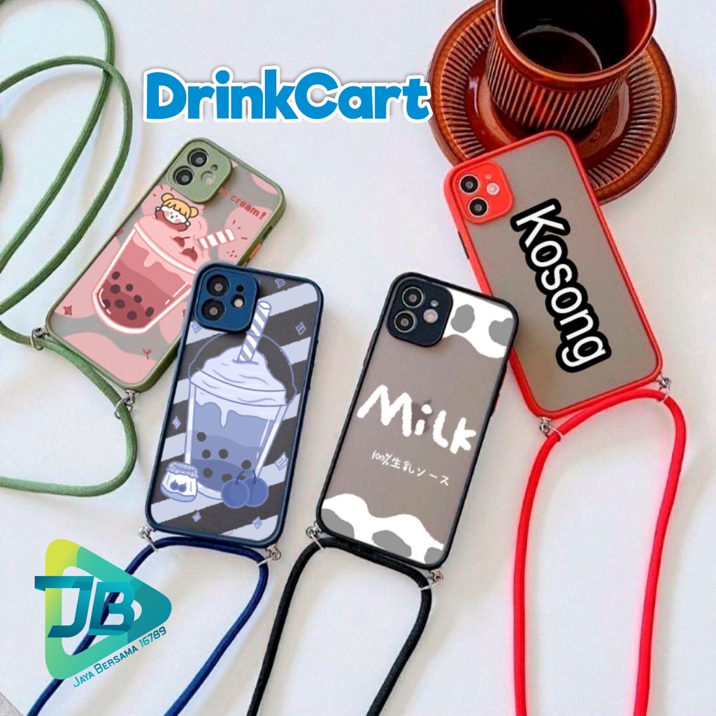 SOFTCASE SLINGCASE DOVE DRINKCART OPPO VIVO SAMSUNG XIAOMI REALME IPHONE ALL TYPE JB4926