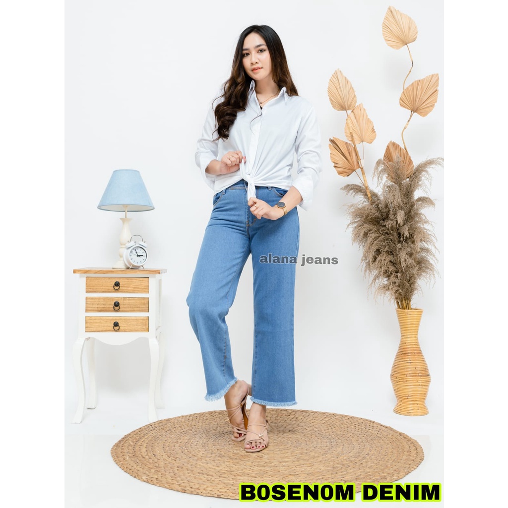 KULOT RAWIS BASIC DIVARY DENIM JEANS TEBAL COD SELURUH INDONESIA RAYA TERBAIK HANYA DI SHOPEE