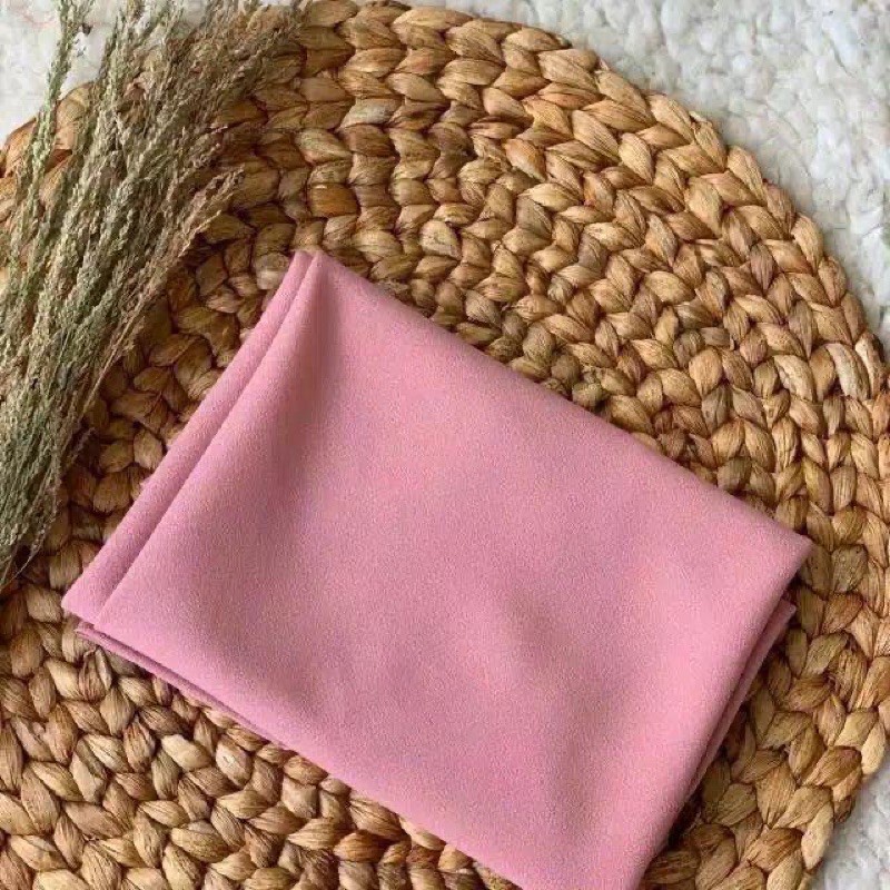 Pashmina tali PED ANTEM , bahan diamond , 170 x 75-Dusty Pink